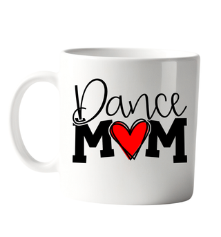 Dance Mom Coffee Cup, Fun Ceramic Mug for Dance Lovers, Perfect for Enjoying Your Morning Brew, Unique Gift for Dance Moms, Mother's Day Gift