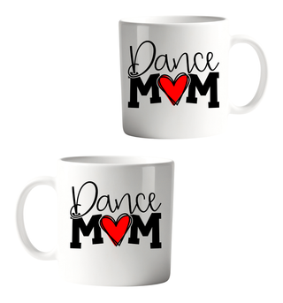 Dance Mom Coffee Cup, Fun Ceramic Mug for Dance Lovers, Perfect for Enjoying Your Morning Brew, Unique Gift for Dance Moms, Mother's Day Gift