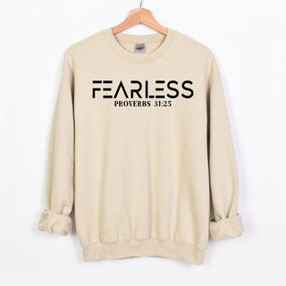 Gemelli's, "FEARLESS" Women's Inspirational Crewneck Sweatshirt