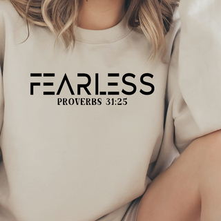 Gemelli's, "FEARLESS" Women's Inspirational Crewneck Sweatshirt