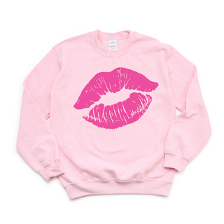 Gemelli's, "Kiss Me" Women's Valentines Day Sweatshirt