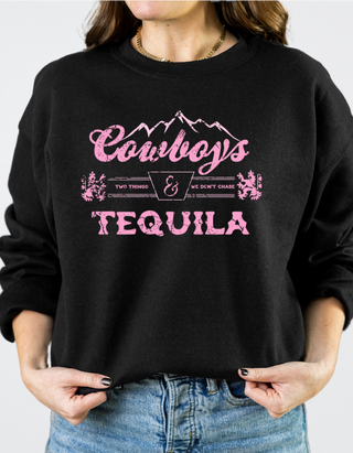 Gemelli's, "Cowboys & Tequila" Women's Sweatshirt