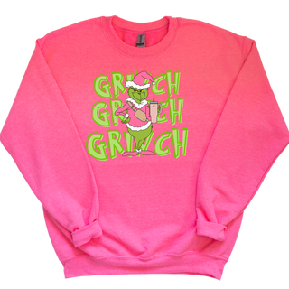 Neon Pink Bougie Grinch