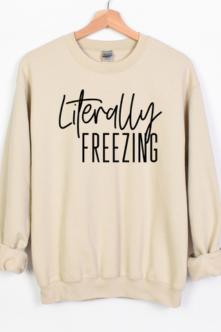 Gemelli's, "Literally Freezing" Sweatshirt