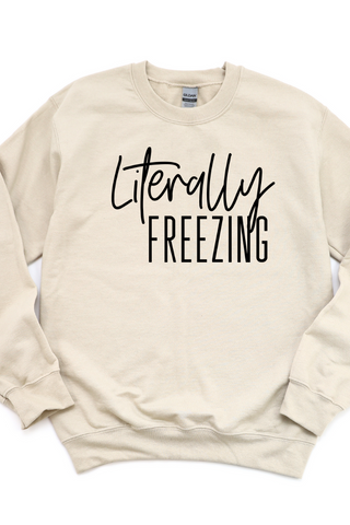 Gemelli's, "Literally Freezing" Sweatshirt